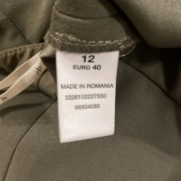 Dorothy Perkins Green Ankle Grazer Trousers - Picture 14 of 16